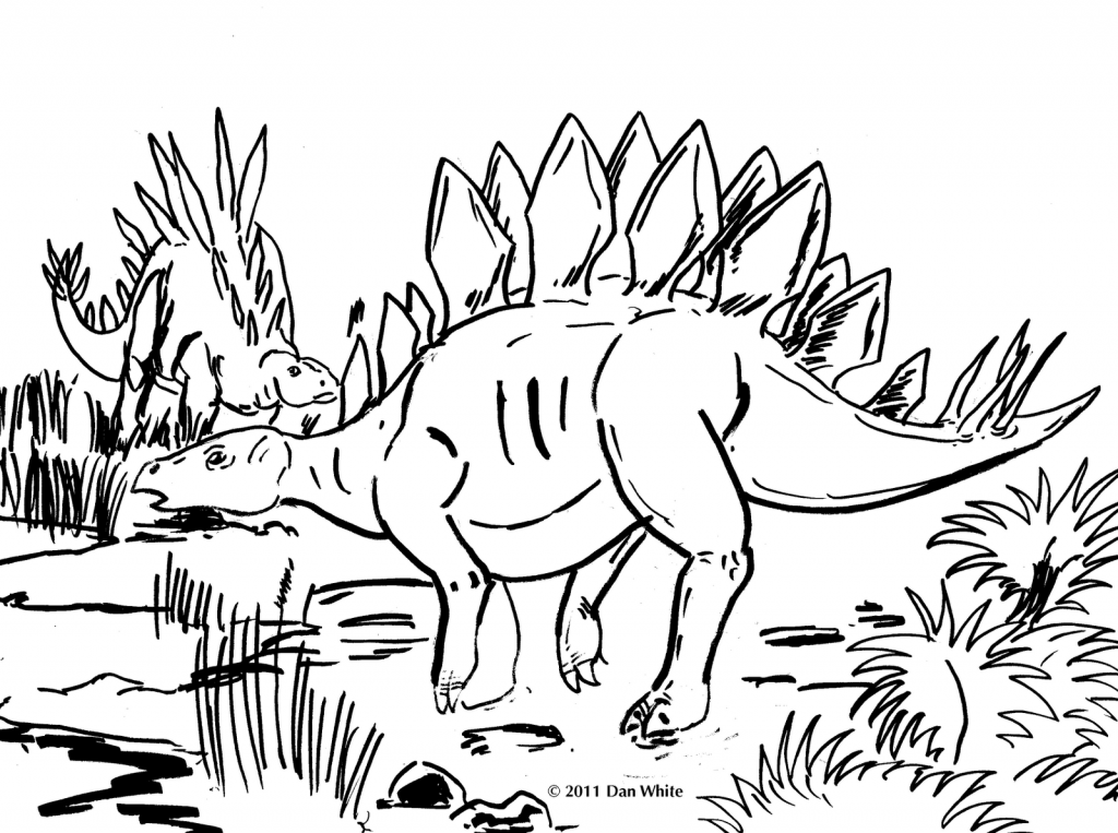 Dinosaur Coloring Pages For Kids Printable