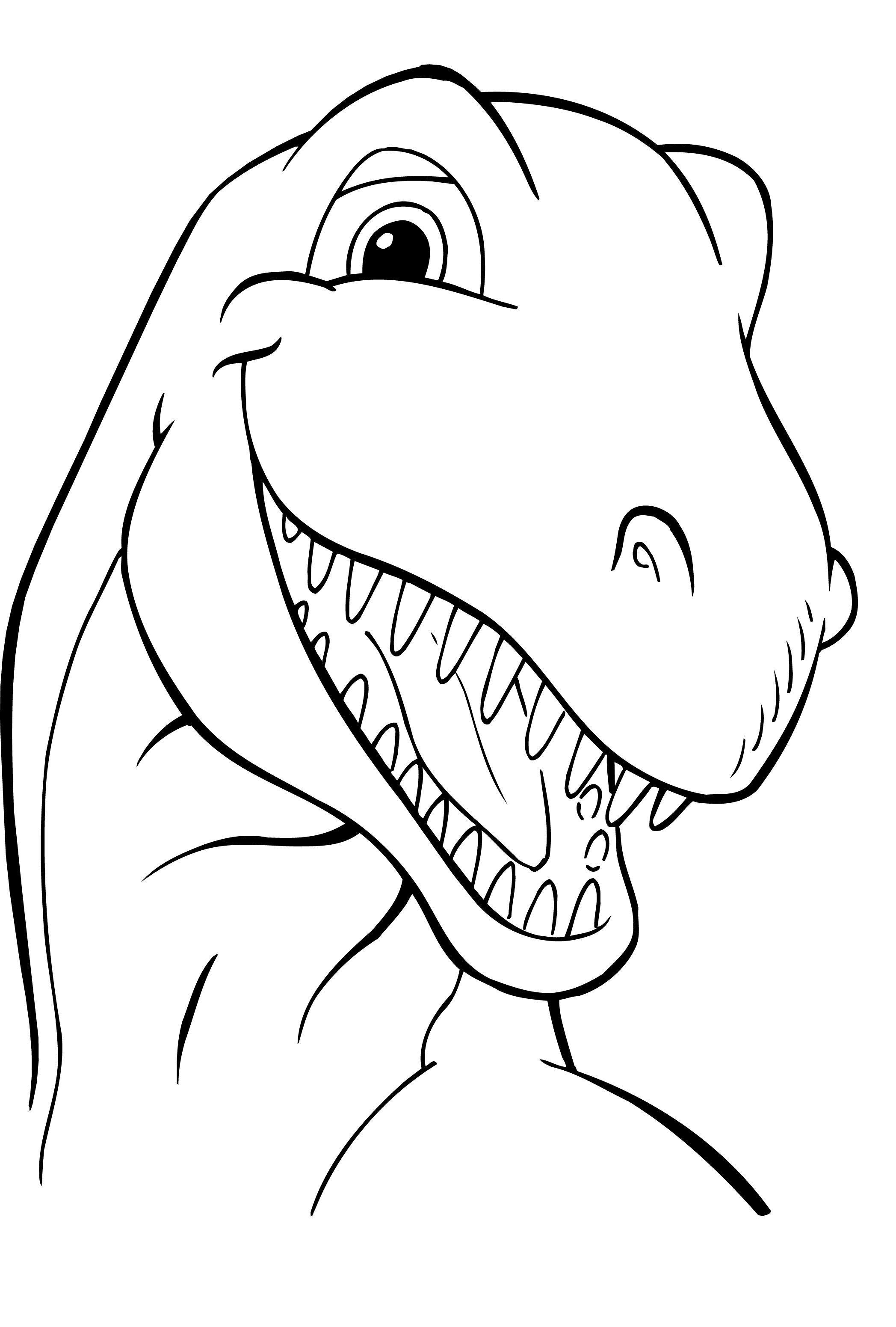 Free Dinosaur Coloring Pages 2