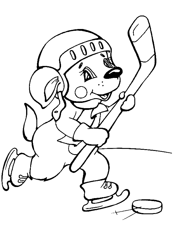 team canada hockey coloring pages