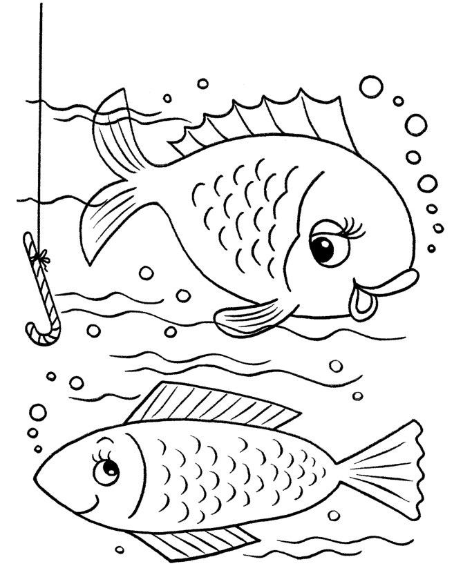 Fishes Coloring Pages