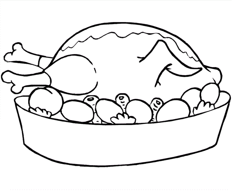 Foods Coloring Pages