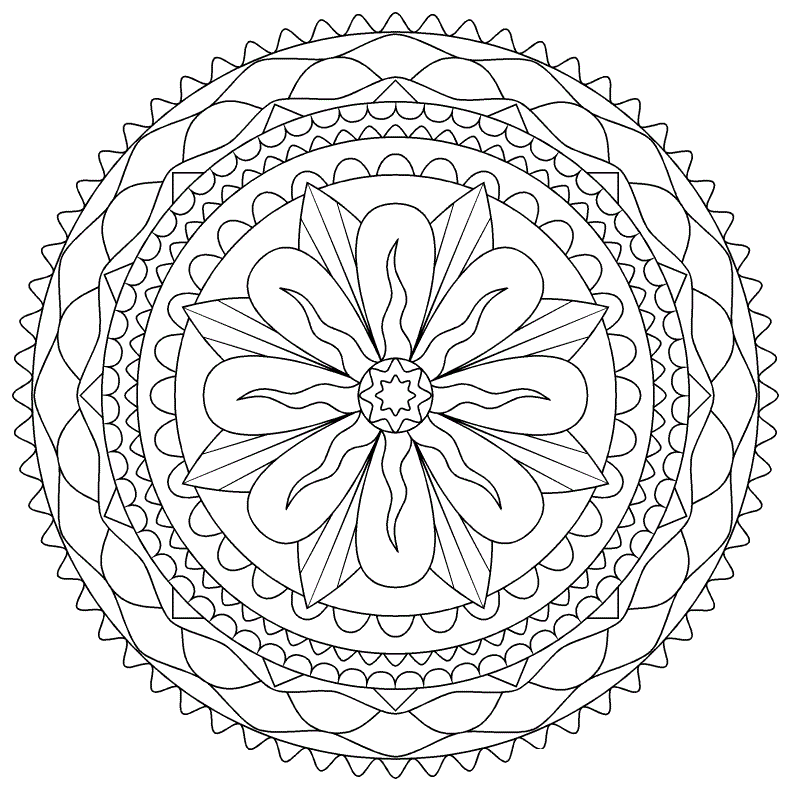 Free Abstract Coloring Pages For Kids