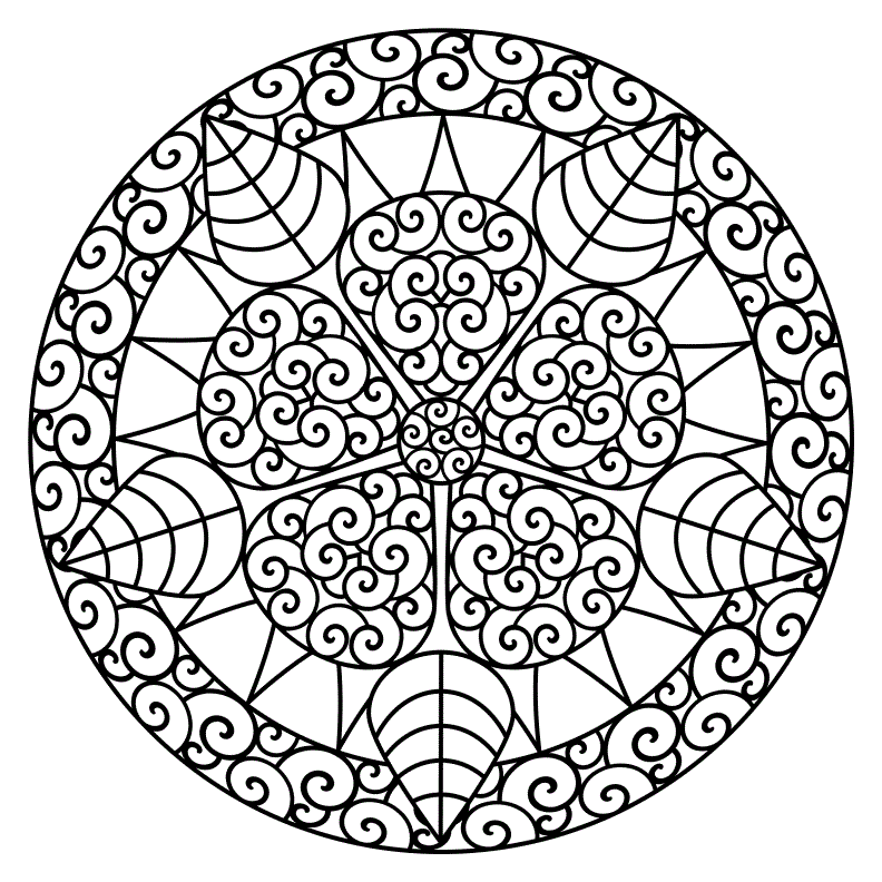 Free Abstract Coloring Pages