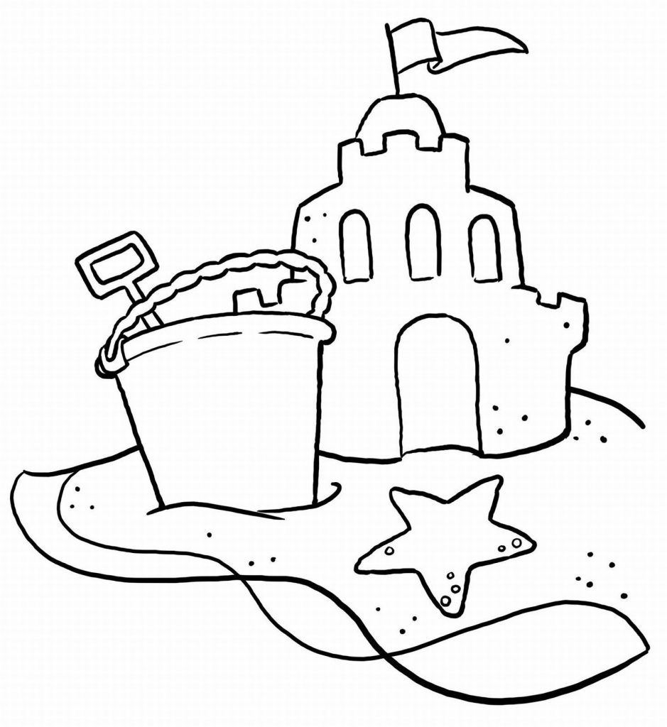 Download Beach Coloring Pages - Beach Scenes & Activities