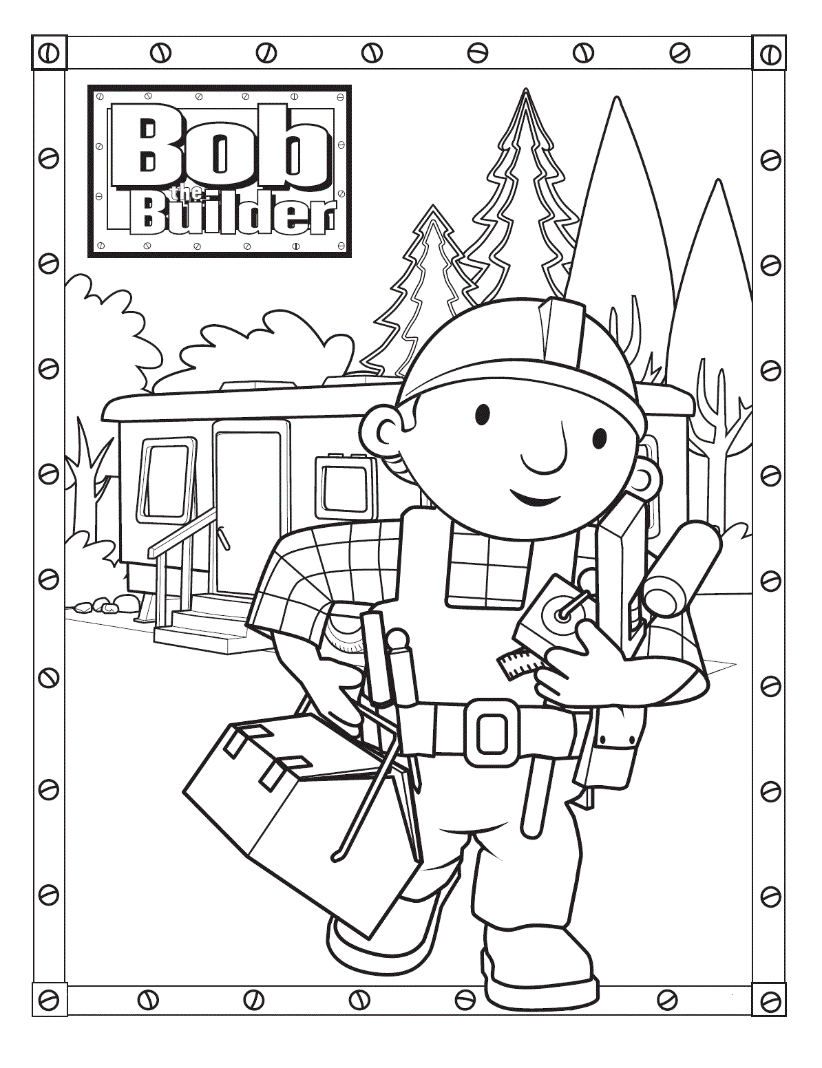 Free Printable Bob The Builder Coloring Pages For Kids Free Printable Bob The Builder Coloring Pages For Kids