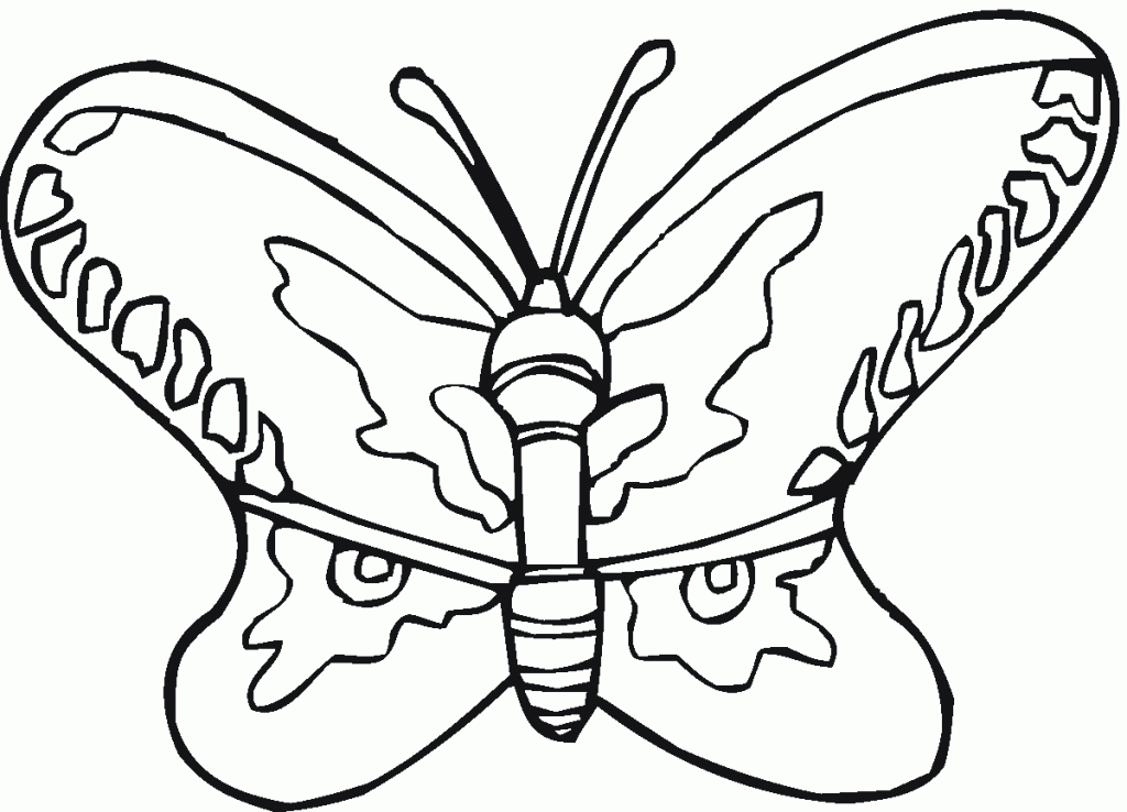 Free Butterfly Coloring Pages Printable