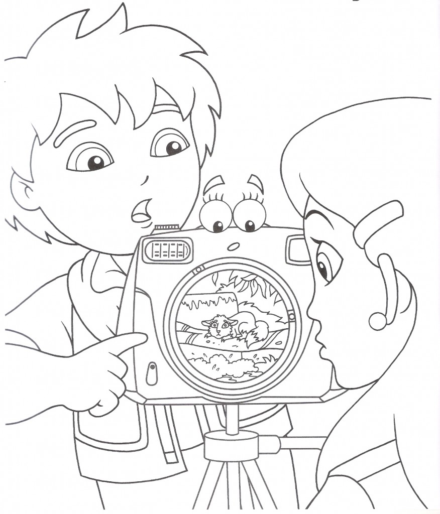 Free Diego Coloring Pages