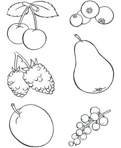 Free Printable Fruit Coloring Pages For Kids