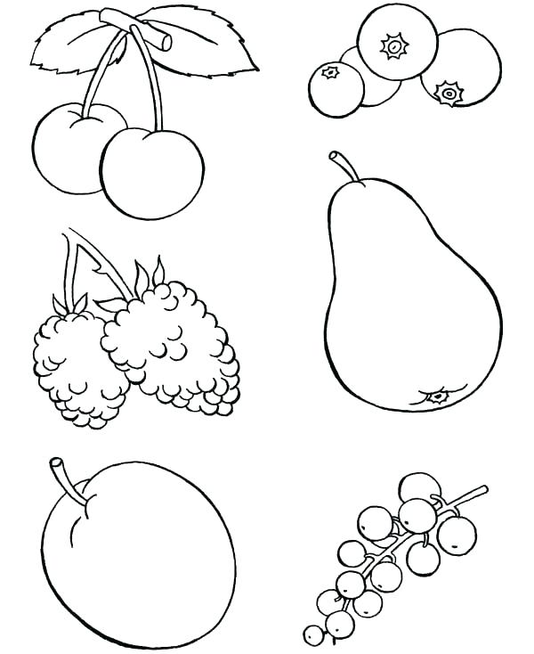 Download Free Printable Fruit Coloring Pages For Kids