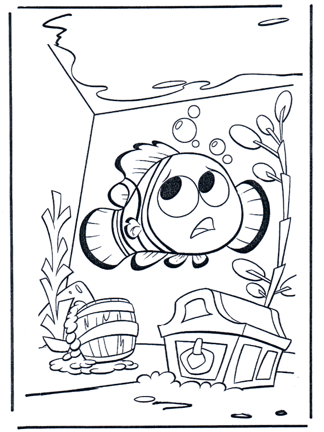 Free Nemo Coloring Pages