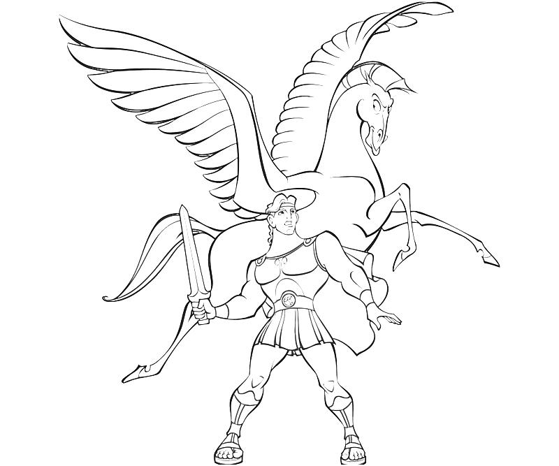 Free Pegasus Coloring Pages