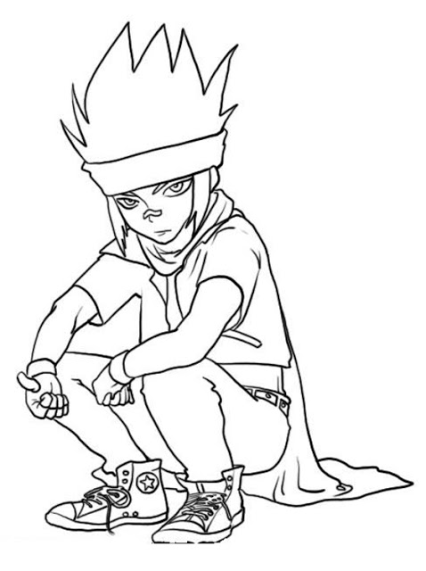 Free Printable Beyblade Coloring Pages