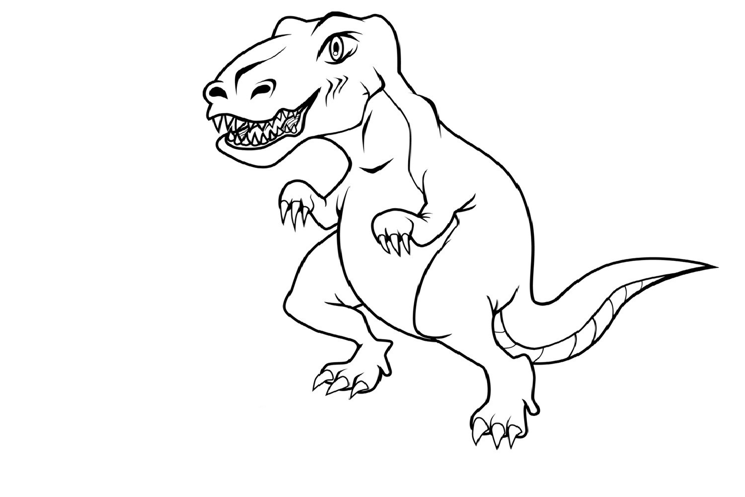 Dinosaurs Coloring Pages Free 5