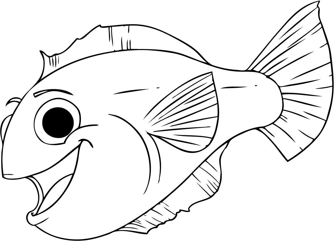 Free Printable Coloring Pictures Of Fish