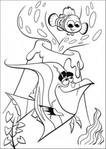 free printable nemo coloring pages for kids