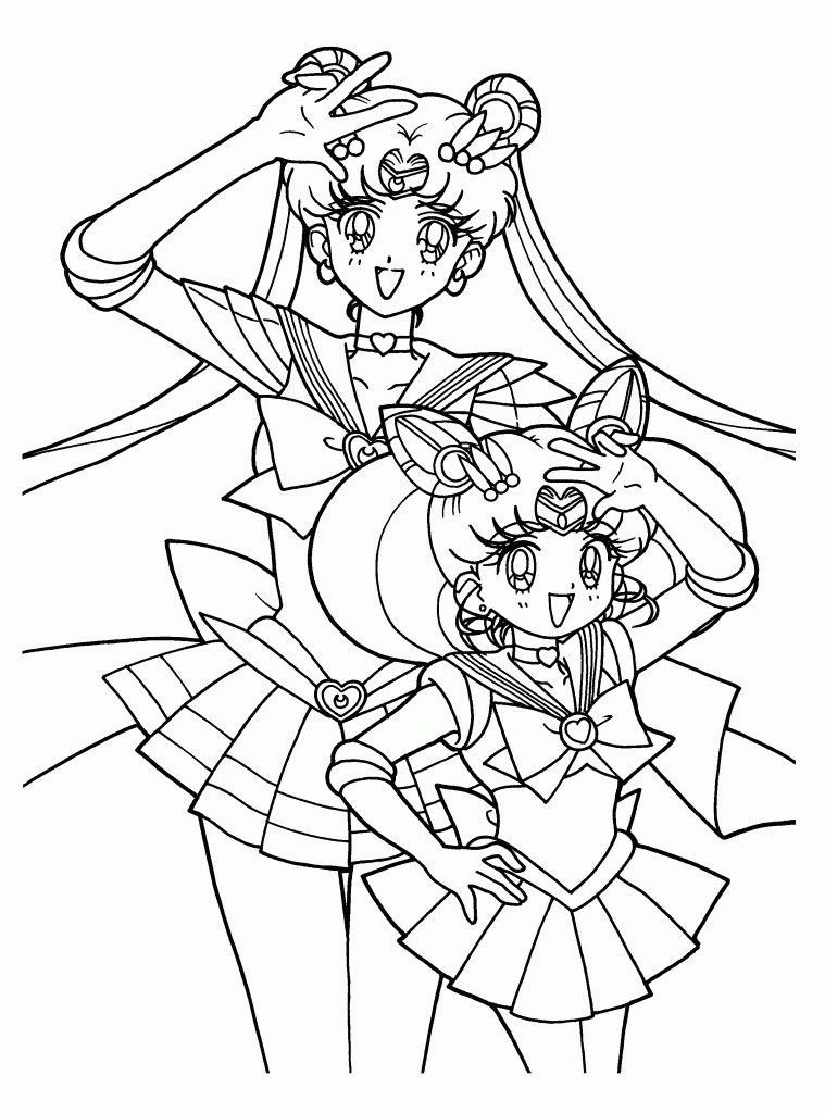 Free Sailor Moon Coloring Pages For Kids