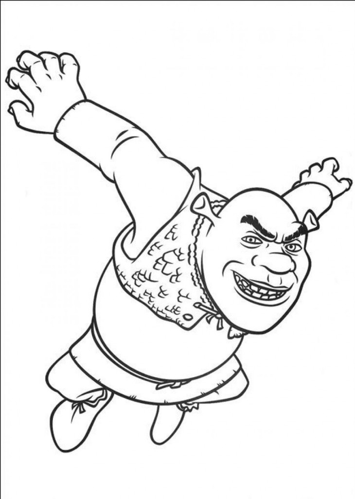 Free Printable Shrek Coloring Pages For Kids