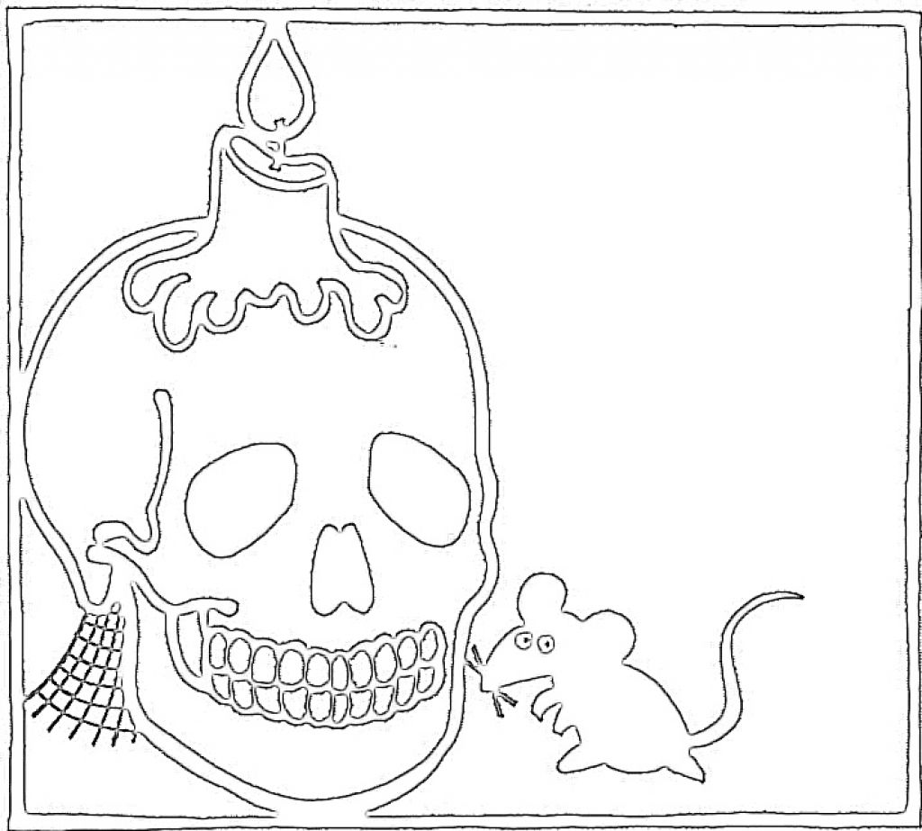 Free Skulls Coloring Pages