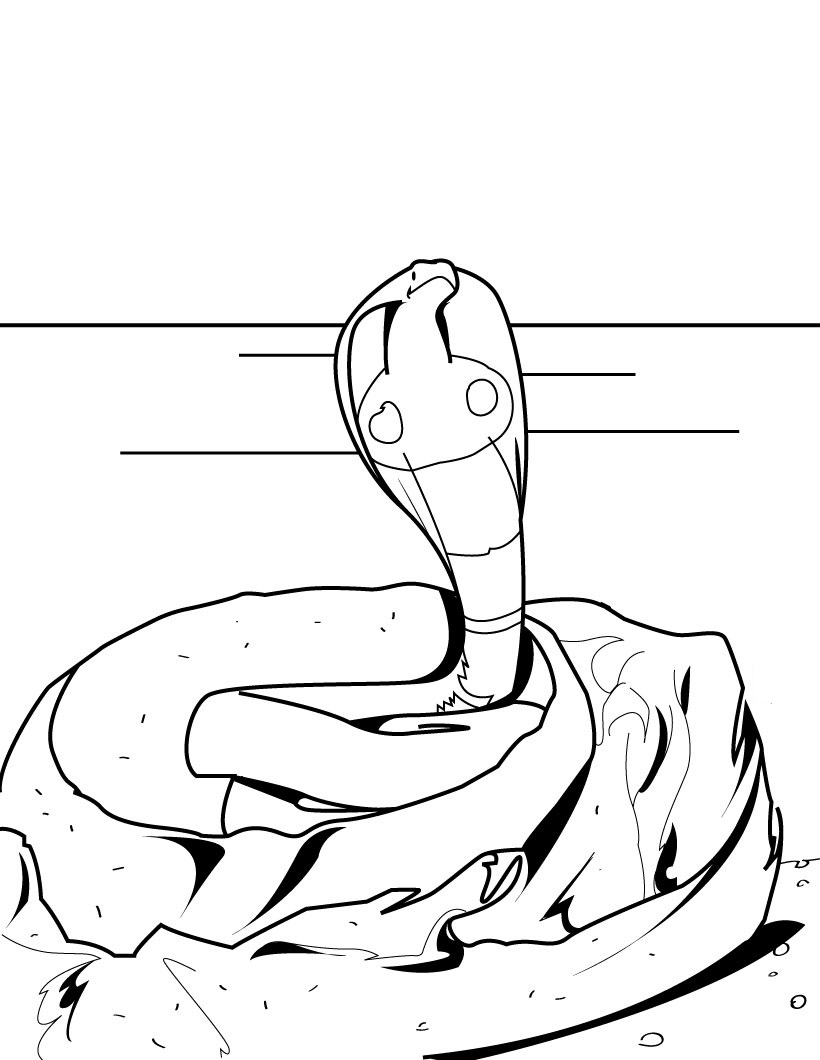 Snake Printable Coloring Pages 10