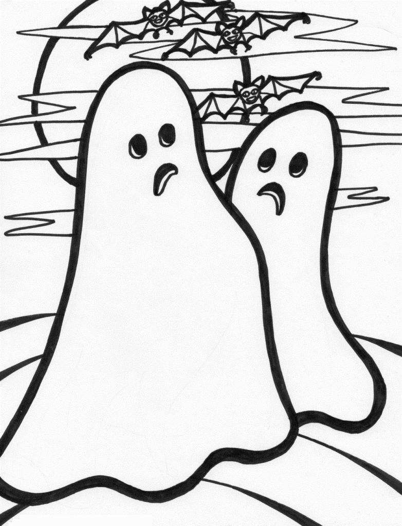 Download Free Printable Ghost Coloring Pages For Kids