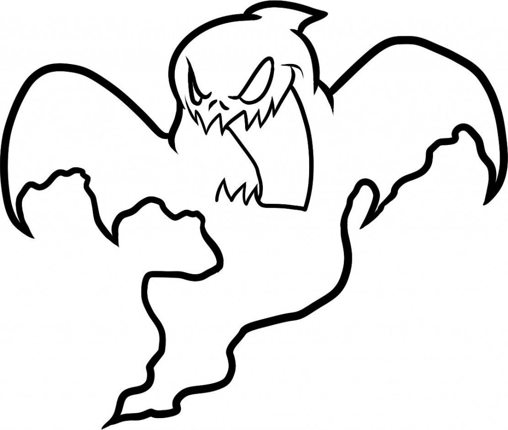 Ghost Coloring Pages Photos