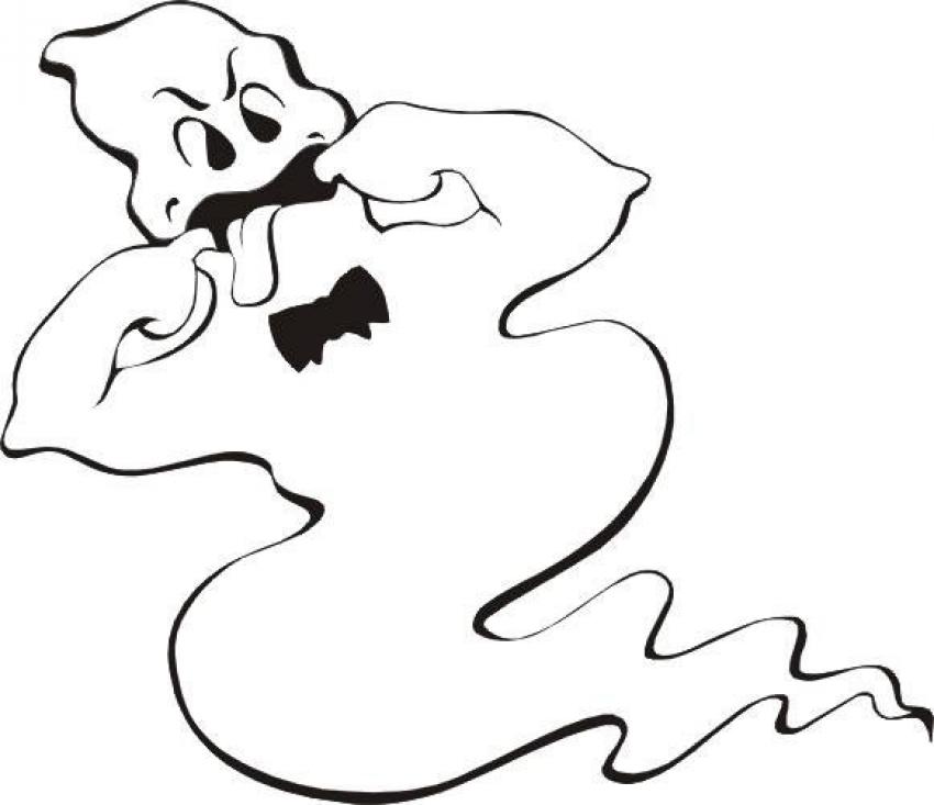 Ghost Coloring Pages Pictures