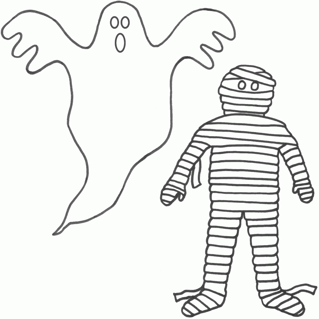 Ghost Coloring Pages To Print