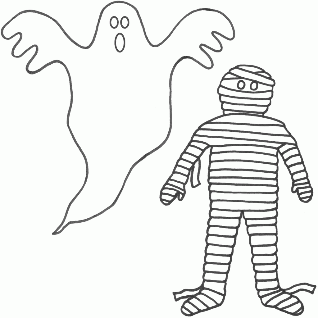 Free Printable Ghost Coloring Pages For Kids