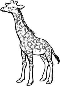 free printable giraffe coloring pages for kids