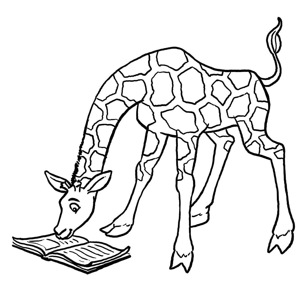 Download Free Printable Giraffe Coloring Pages For Kids