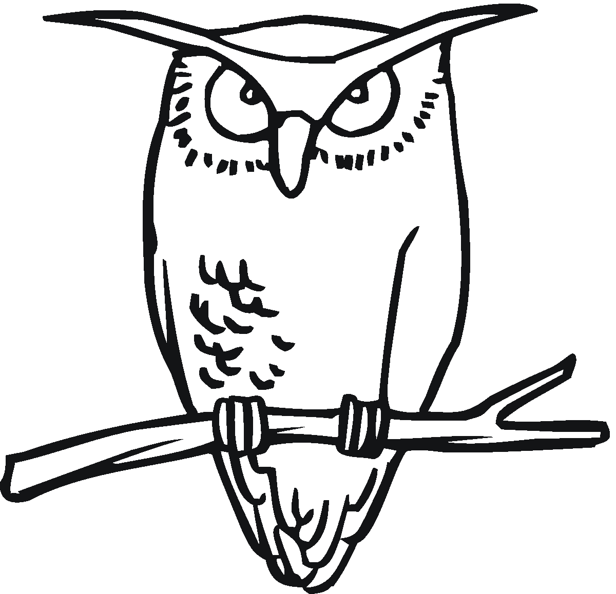 Free Printable Coloring Pages Owl For Adults Advanced