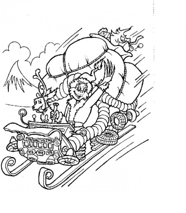 Grinch Coloring Pages - Free Printable Grinch