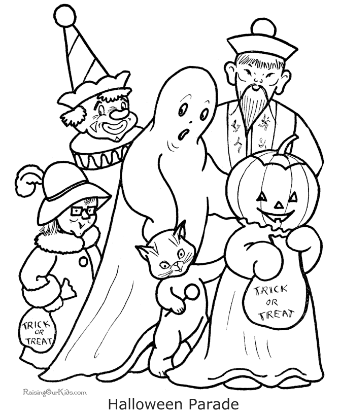 Free Printable Ghost Coloring Pages For Kids