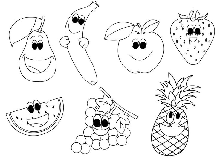 Download Free Printable Fruit Coloring Pages For Kids