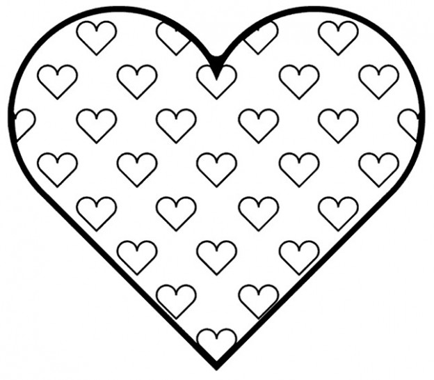 Free Printable Heart Coloring Pages For Kids