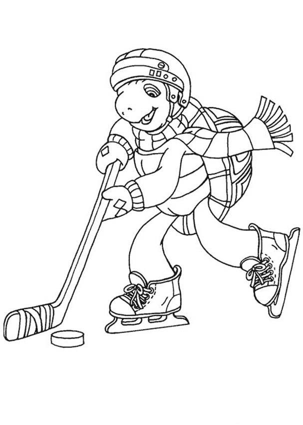 Hockey Coloring Pages To Print