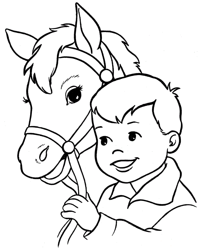 horse coloring pages