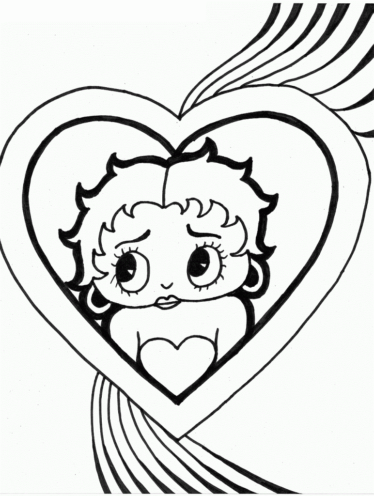 Human Heart Coloring Pages For Kids