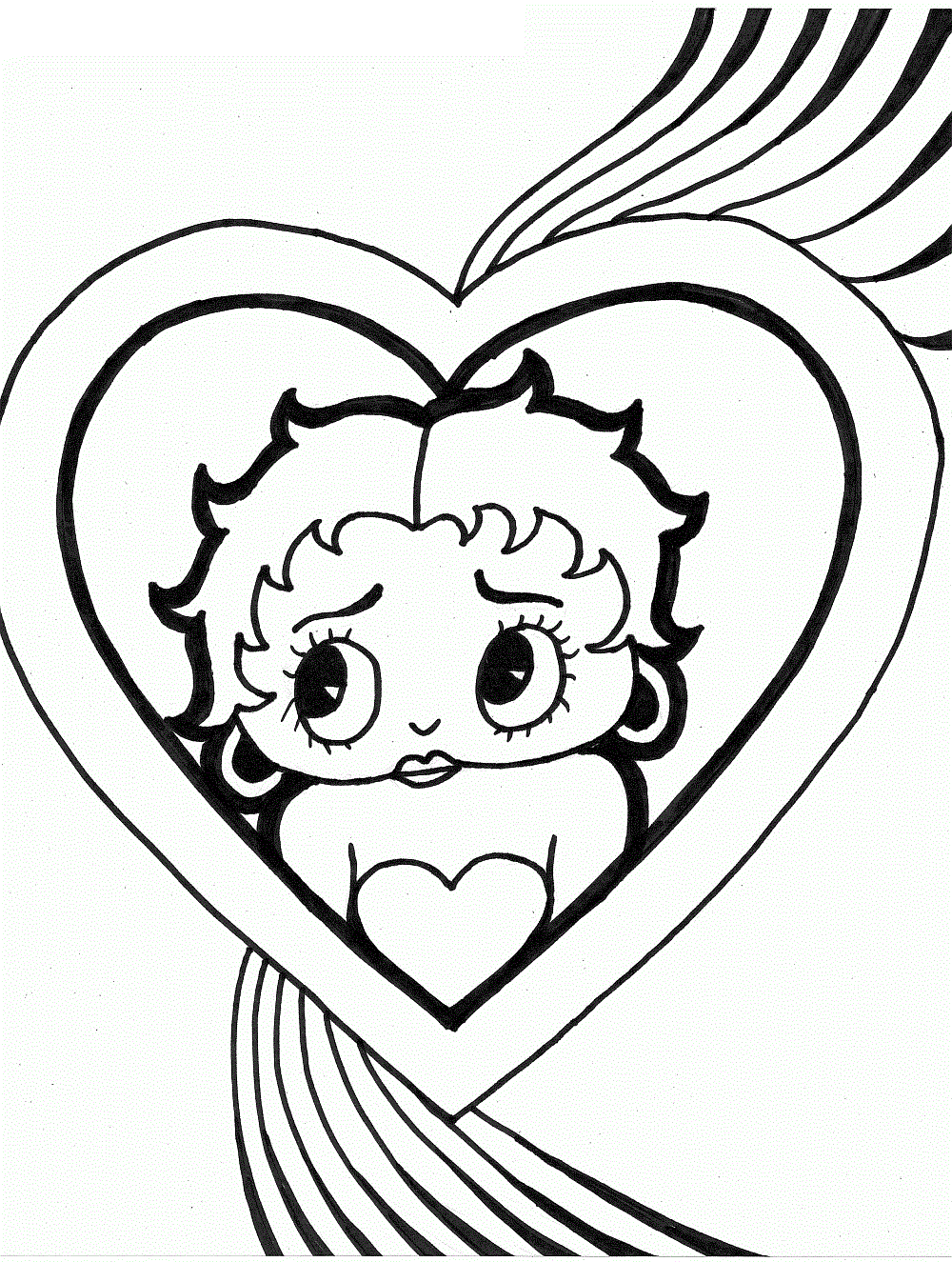 Human Heart Coloring Pages For Kids