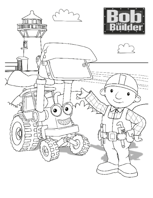 Image of Bob The Builder Coloring Pages