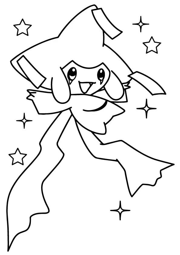 Jirachi Pokemon Coloring Page