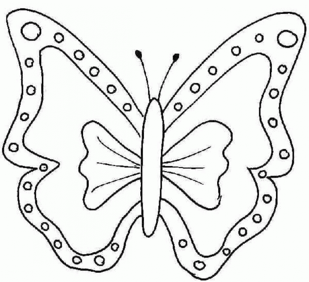 Kids Coloring Pages Butterfly
