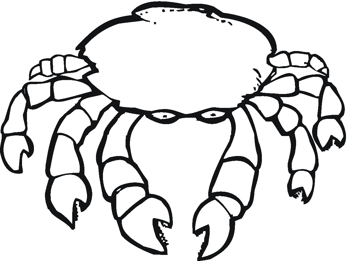 Free Printable Crab Coloring Pages For Kids