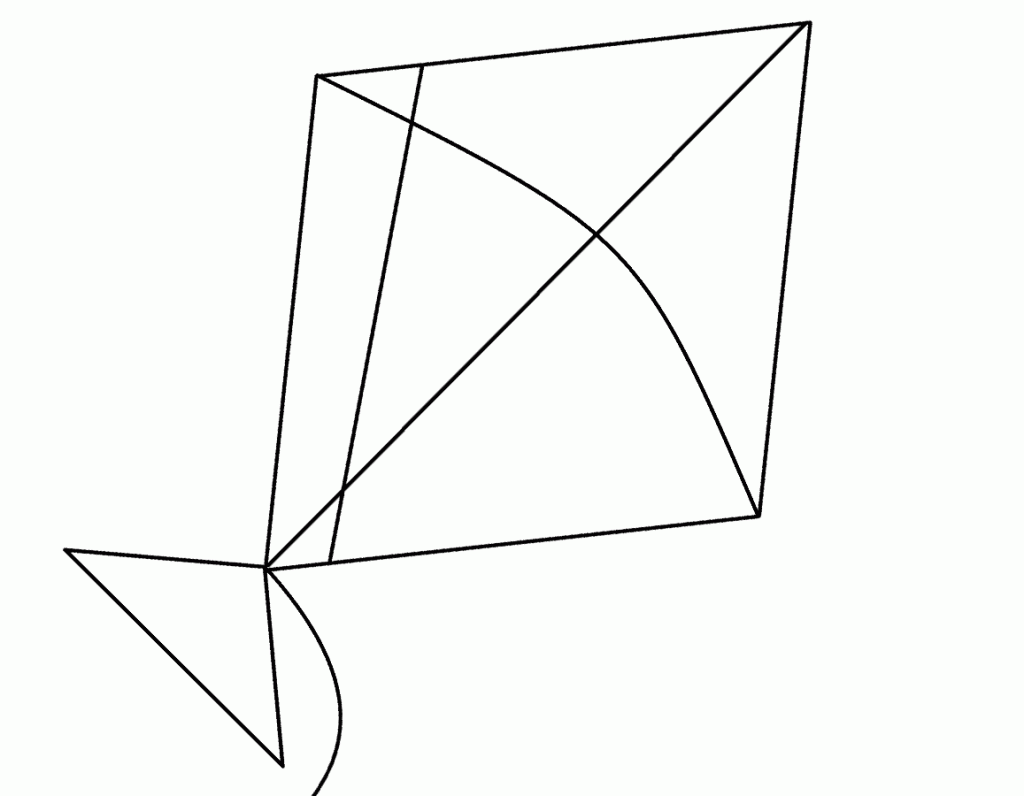 Kite Coloring Pages Pictures