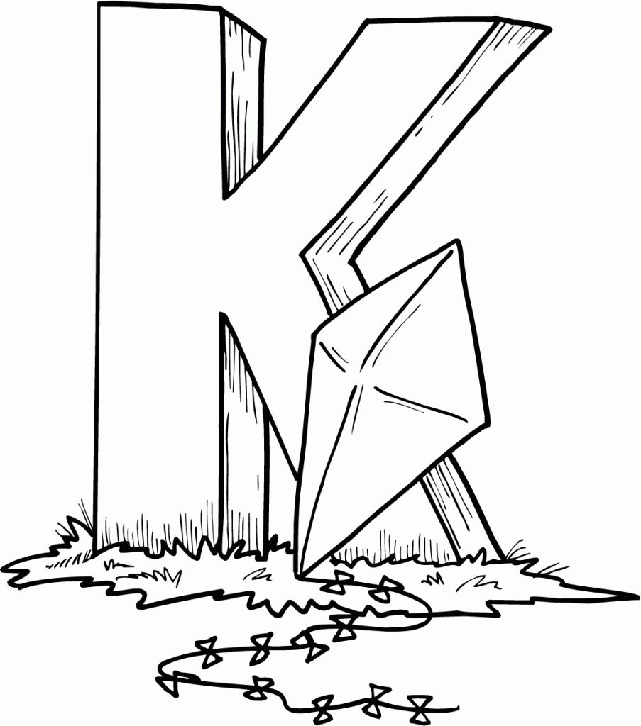 Kites Coloring Pages Online