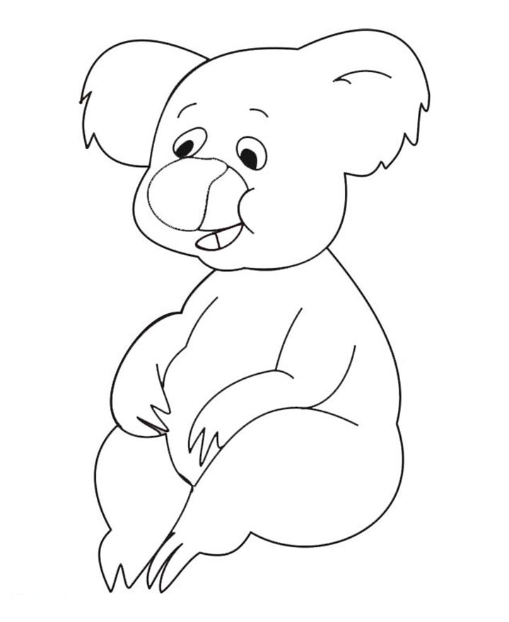 Free Printable Koala Coloring Pages For Kids