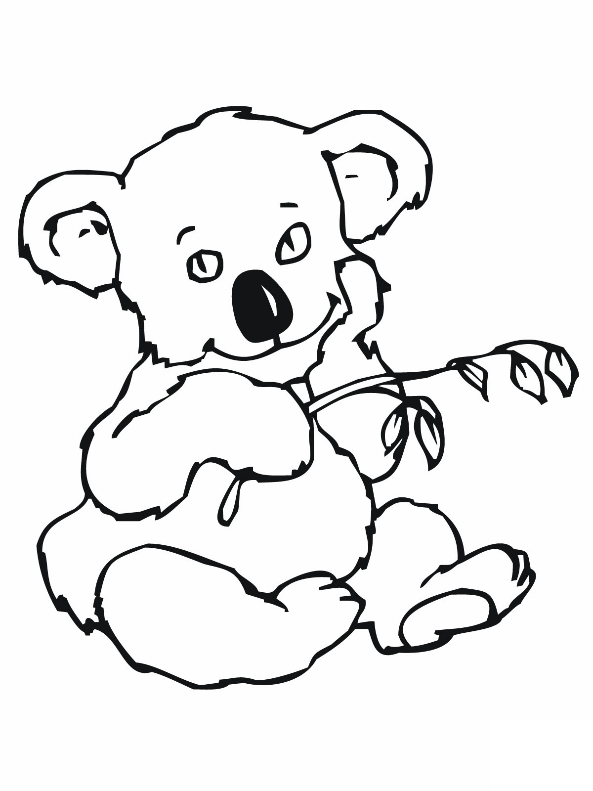 Free Printable Koala Coloring Pages For Kids