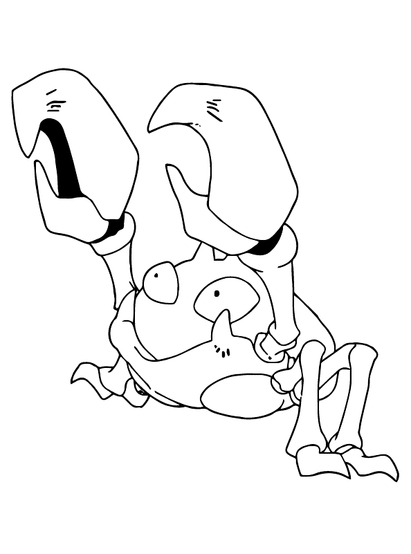 Krabby Coloring Page