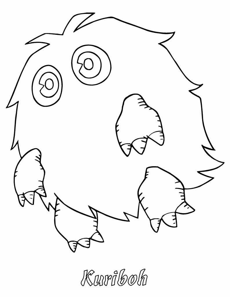 Kurbioh - Yugioh Coloring Pages