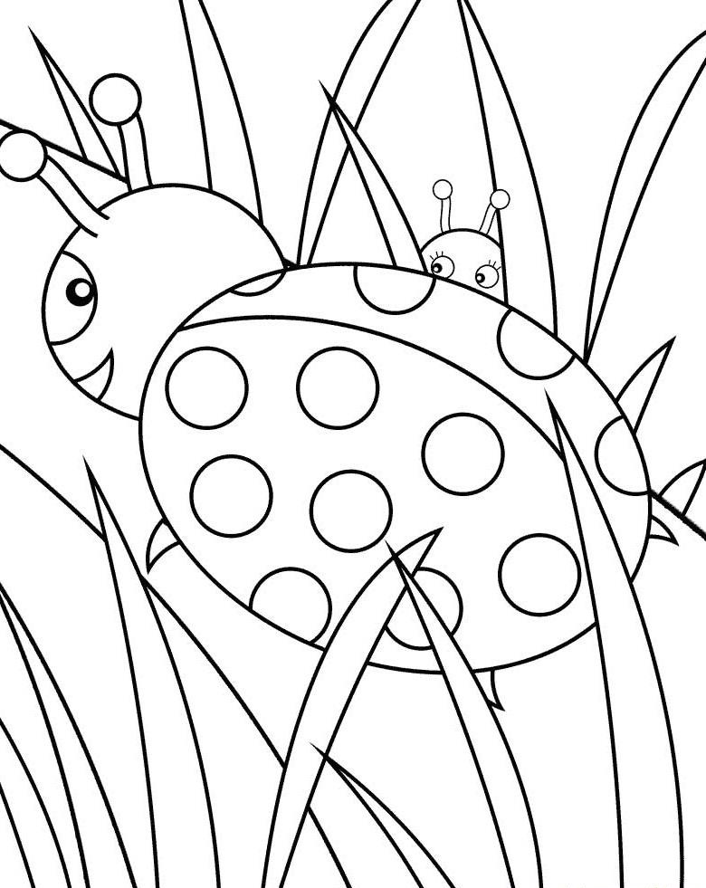 Printable Ladybug Coloring Pages